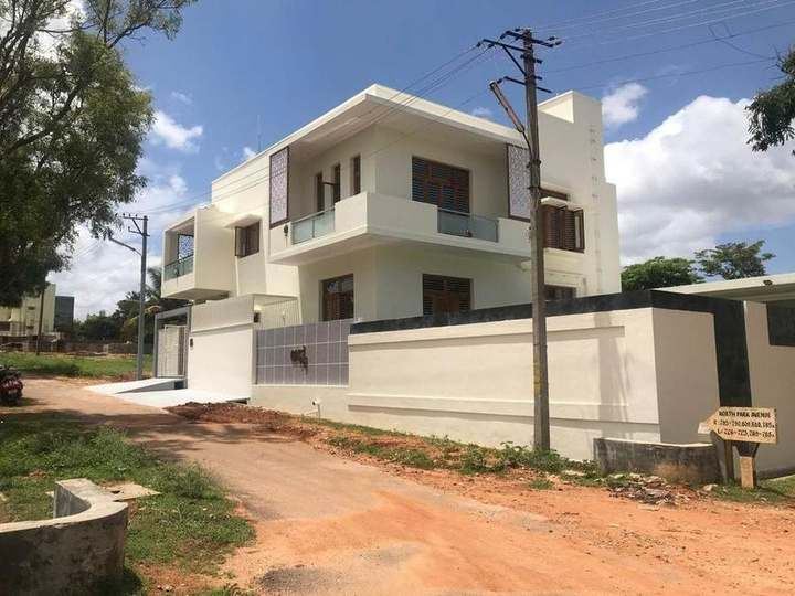 Completed independent house, North Park Avenue